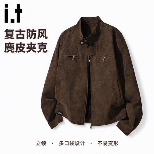 it5cm/FIVECM复古麂皮夹克外套