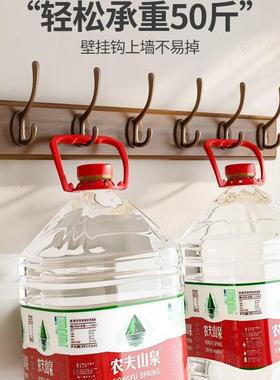 挂架衣墙上壁挂衣服挂钩进门玄入户挂衣钩门后口关免AL101864打钥