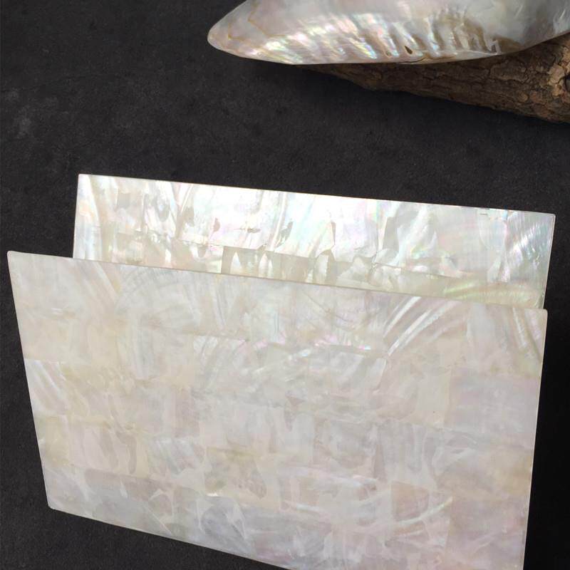 1mm厚淡水白贝板片天然带彩河贝片创意特色手工雕花镶嵌装饰材料