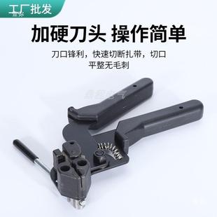 不锈钢扎带紧钳自剪一锁式 收器捆绑工具CBA船用打包机体扎带钳