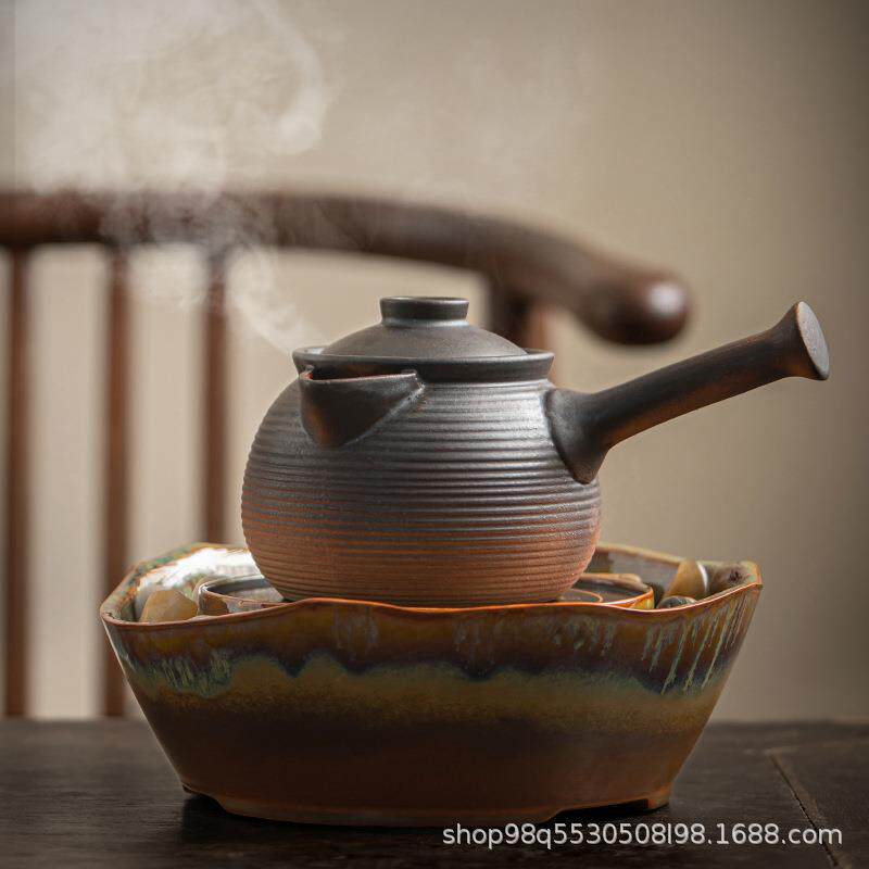 瓷耕堂围炉煮茶家用室内烤红薯静音电陶炉煮茶器碳烤煮茶壶
