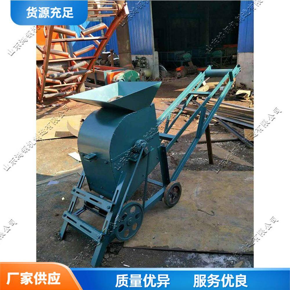 小型育苗营养土粉碎机 可移动土壤粉土机 结块有机肥料粉碎机