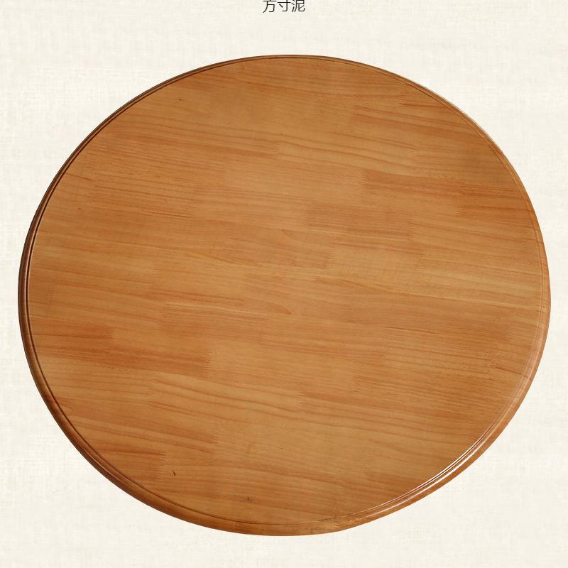实木圆桌转盘家用旋转圆台面桌面原木小圆桌新款小型桌面旋转盘厂