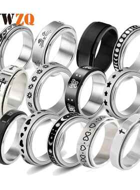 Anxiety Ring Figet Spinner Rings For Women & Men.1