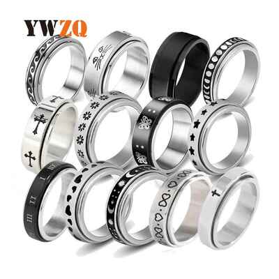 Anxiety Ring Figet Spinner Rings For Women & Men.1
