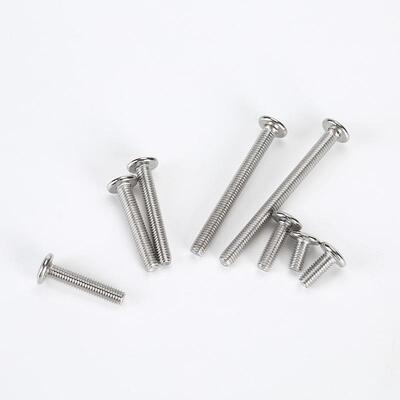 M6304不锈钢平圆头内六角家具螺丝斜大平头内六角螺丝倒边螺栓