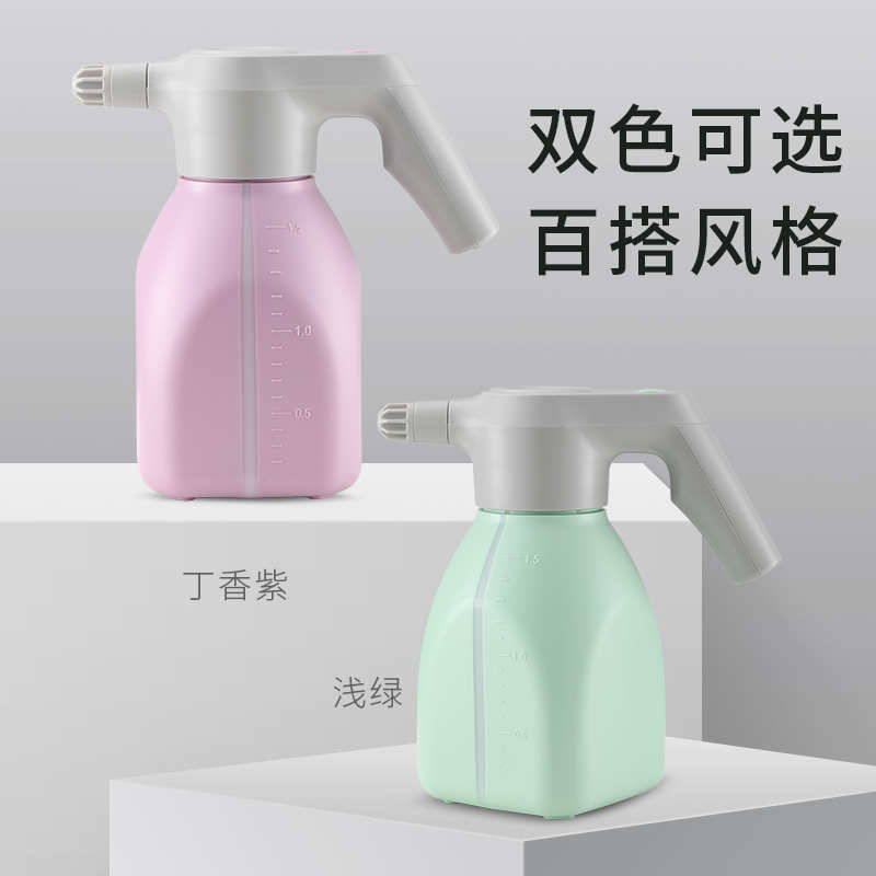 电动喷壶家用浇花水壶高压力消毒喷雾瓶器自动清洁喷水壶手持轻便