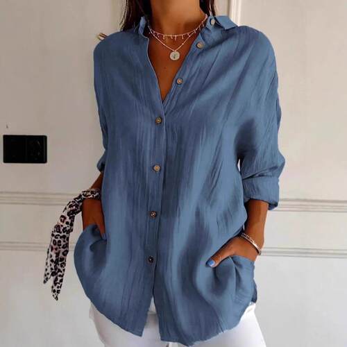 Pleated collared shirt, women's sleeveless top