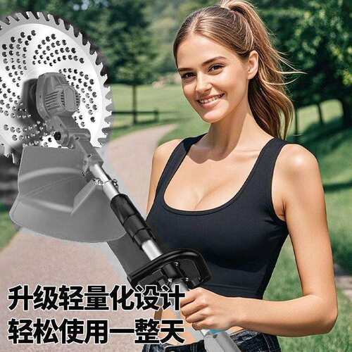 新款电动割草机家收用小型电式无刷充草电坪修剪JDY打草机锂割锄