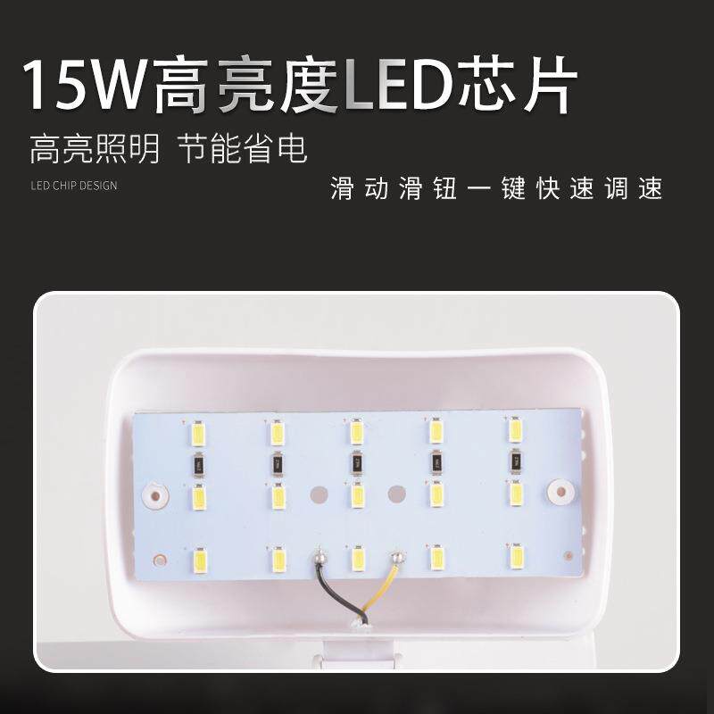 俱竞阳3129L双头LED应急照明灯充电家用安全出口指示灯疏散应急灯