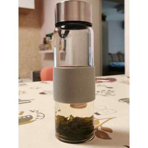 直筒玻璃水杯防烫隔热硅胶杯套防滑通用保温杯茶杯杯子保护套加厚