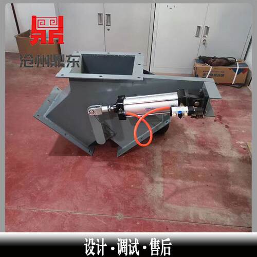 气动三通阀物料三通翻板阀电动烟气三通阀开启灵活关闭方便