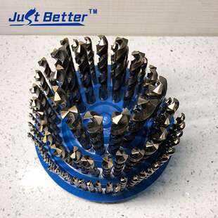 含钴麻花钻100件套1 0.1进位高速钢M35全磨制熔喷布钻头