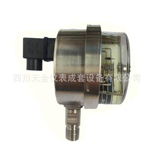 红旗不锈钢抗震电接点压力表YXC 电接点径向耐震压力 100BFZ磁助式