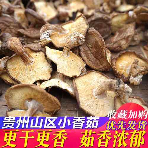 贵州野外椴木干香菇干货特家用500g包邮级小香茹晒商新鲜香菌散装