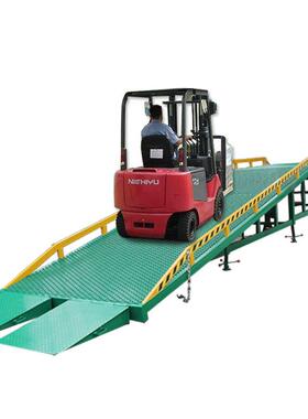 厂家装平台移动式登车桥集装箱装卸平台10吨手摇机械式装车桥