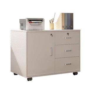 文件柜办公室移动收纳小柜屉抽柜办公桌下带轮物柜矮柜储al123资