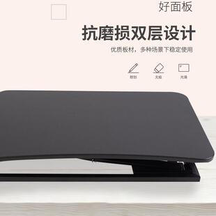 泽维尔办折叠桌上桌办站立升公台多单层桌上功公能移动可调节高度