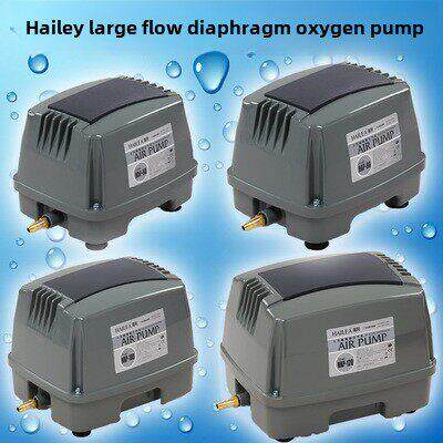 海力大功率隔膜式氧气泵Hap60/80/100/120鱼缸空气灭火机鱼池充氧