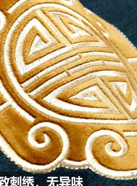 新中式抱套枕风垫靠F5M596S6中国沙发抱枕客厅床头靠枕靠背垫含芯