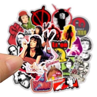 50pcs Classic Movie stickers For Luggage Laptop Art