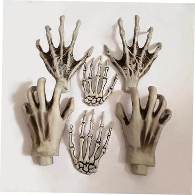 万圣节Halloween horror prop ghost hand skeleton hand claw