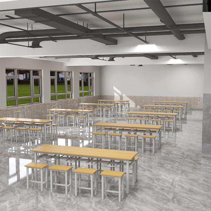 厂家员工饭STCZ-032堂公学司学生餐桌椅合厅校餐组四人位食堂连体