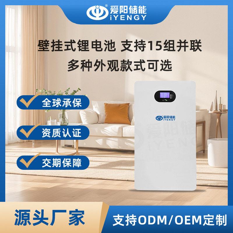 48V200AH家庭储能壁挂式锂电池磷酸铁锂家用储能锂电池10KWH