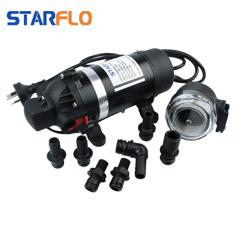 220v160PSI直流电动高压洗车水泵压力开关型交流工业清洗隔膜泵