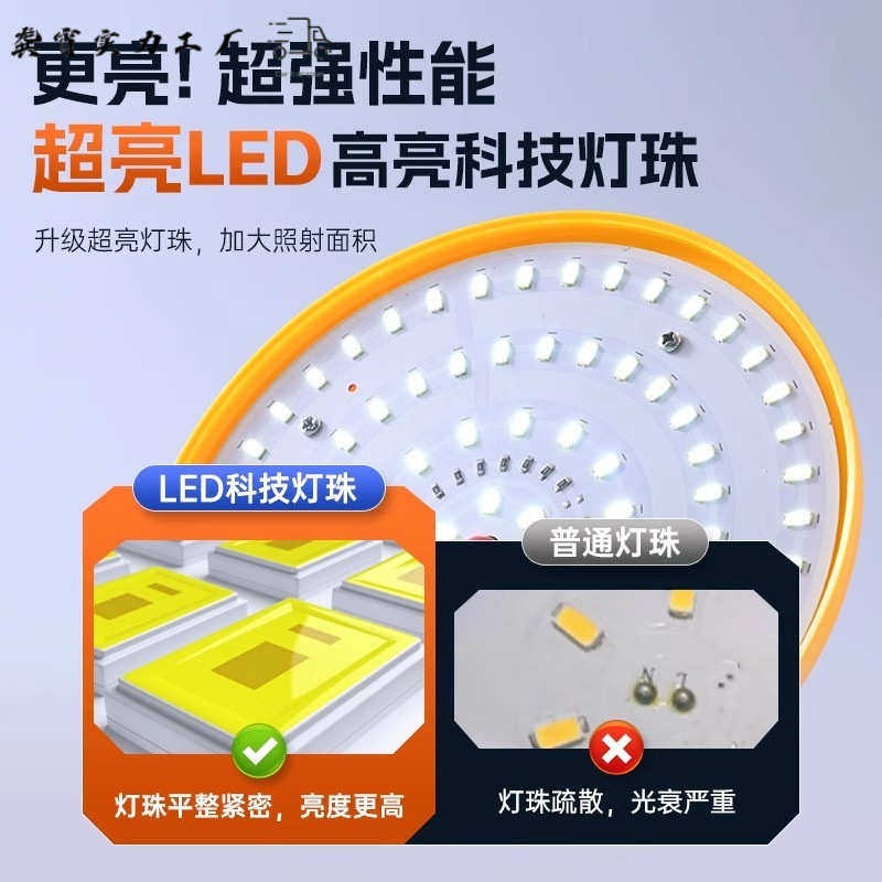 太阳能充电照明灯户外露营超长续航家用停电应急地摊夜市摆摊灯泡