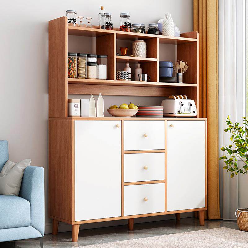 亿家达餐边柜一体靠墙家用现代简约轻奢杂物多功能经济创意置物架