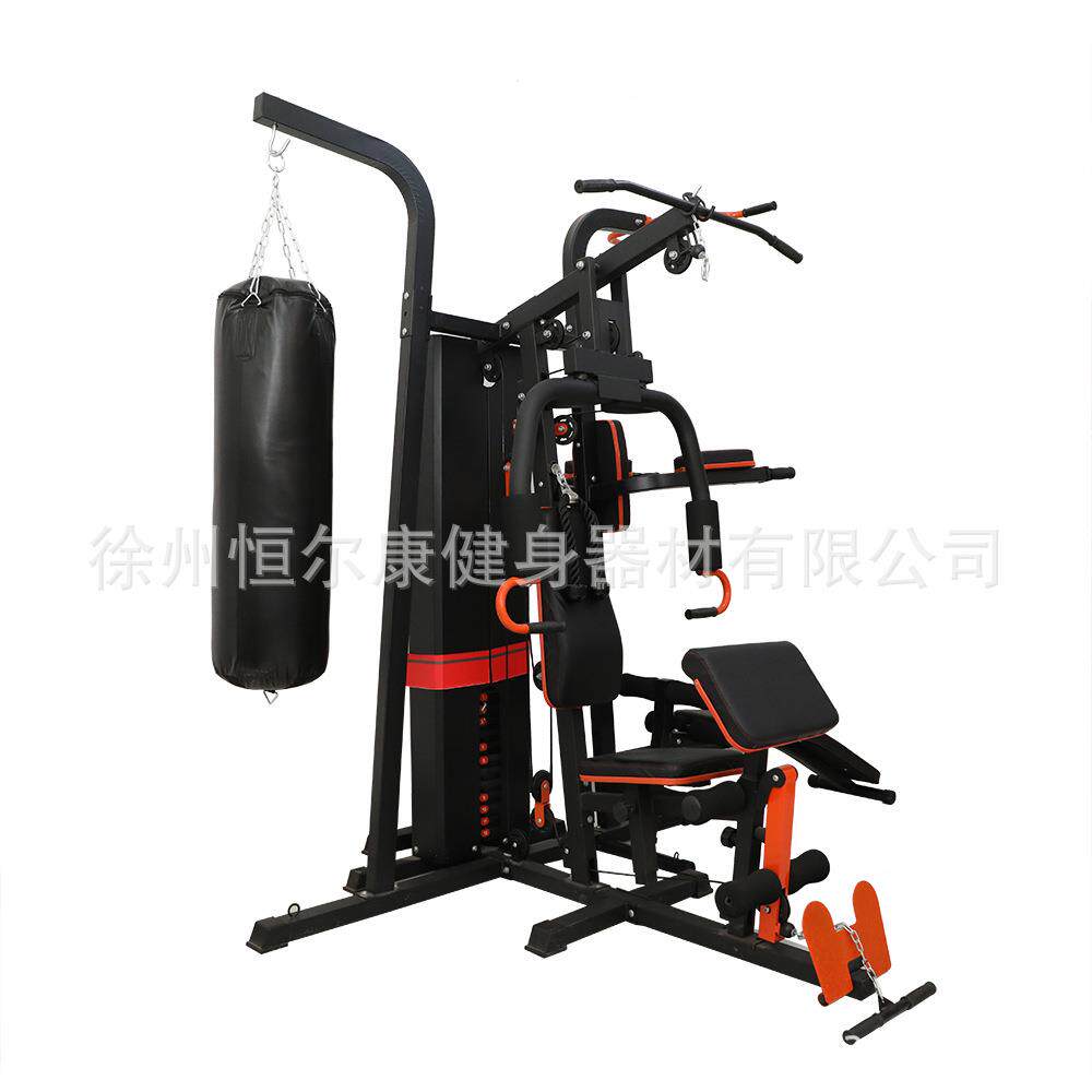 鸣人家用力量多功能综合训练器三人站单人站家庭健身房健身器材