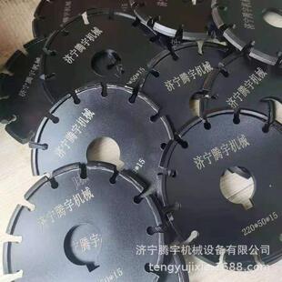 腾宇手推式 电动奶牛场刻纹机60cm宽养殖场牧场刻槽机梯形刻槽机