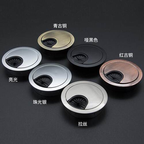 Desk cable hole cover, desktop wire management box, closure