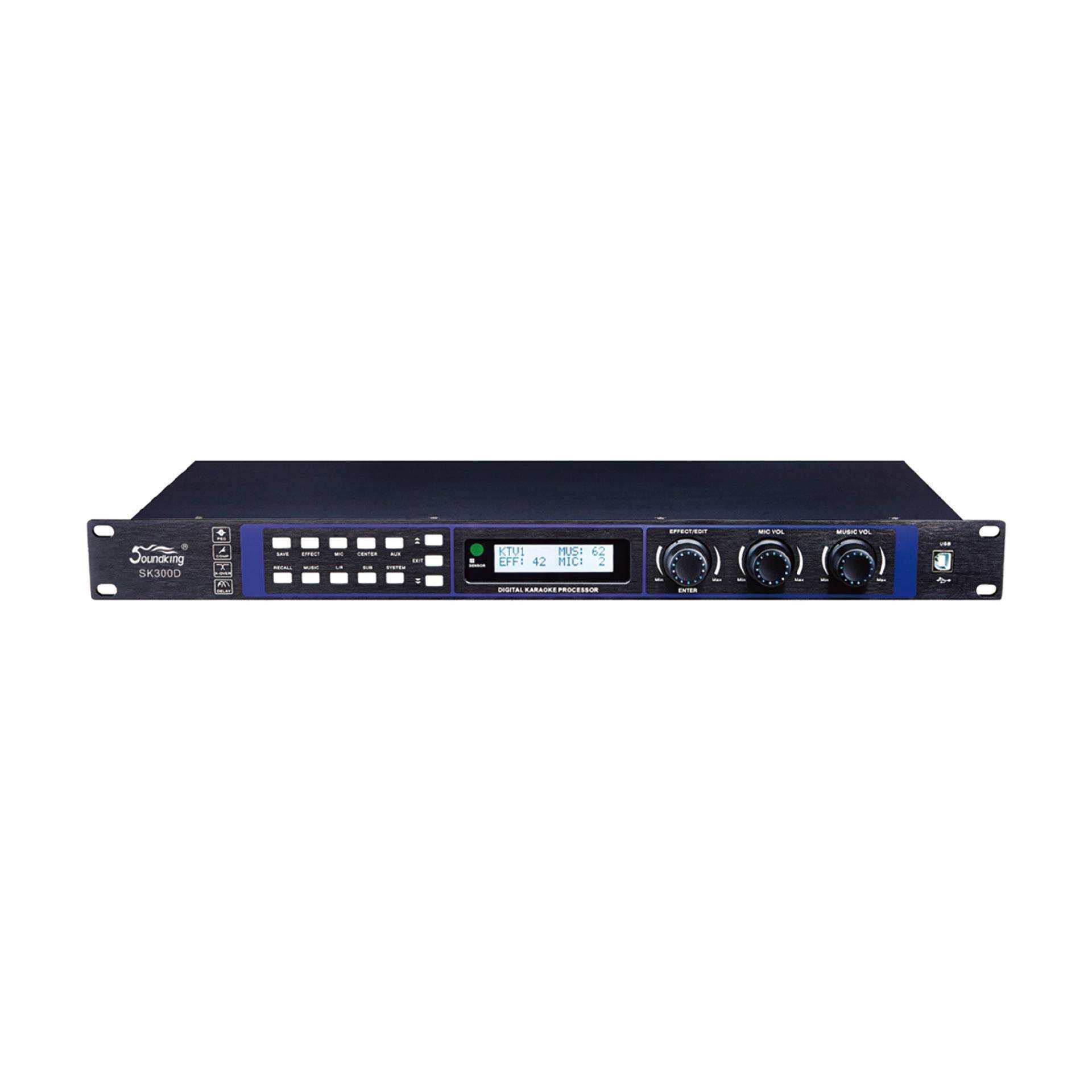 音王数字前级效果器SK300D具有音箱处理器功能的卡拉OK效果器