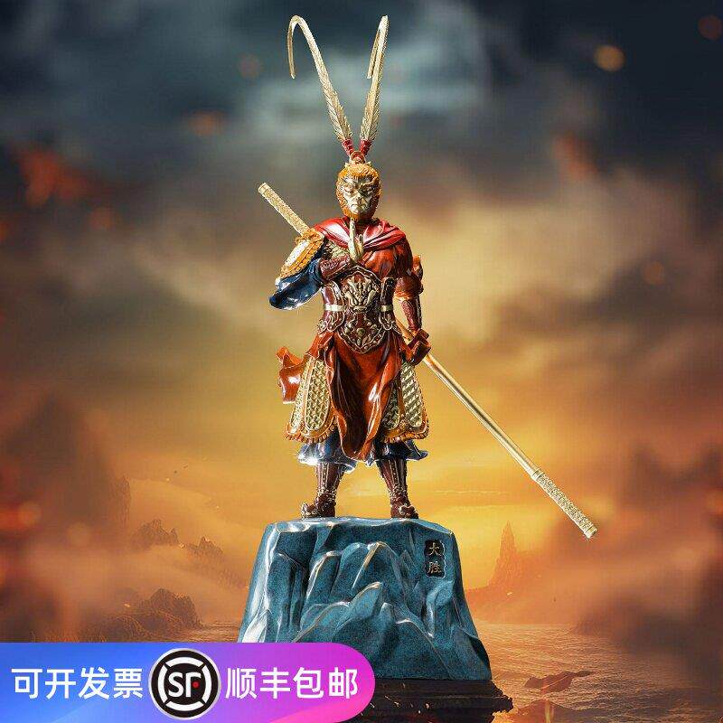 朱炳仁铜大胜齐天大圣孙悟空摆件客厅玄关办公室装饰品铜雕送礼品