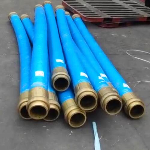 混凝土输送软管125长3米橡胶软管布料机橡软管钢丝耐磨胶管