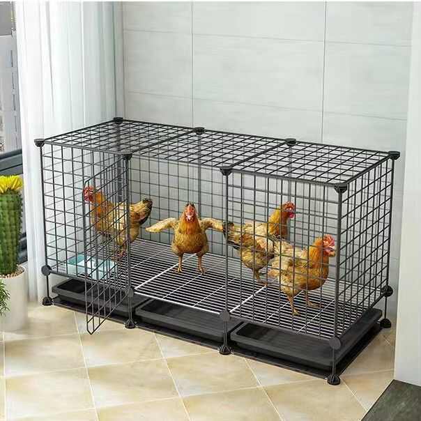 粪铁网养鸡鸭子养殖家用笼特大笼组装鸡笼子大号家用清鸡舍笼