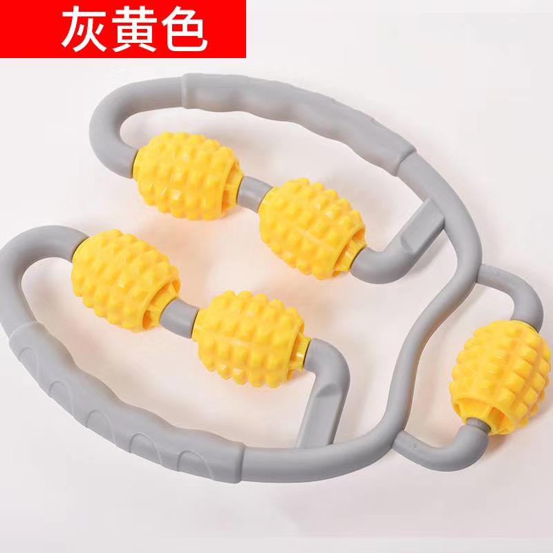 高档环形腿按摩器疏大通经络按摩滚轮腿按摩健夹器材放松肌肉消疲