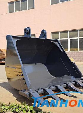 天鸿挖机挖斗源头厂家EC290挖掘机 挖斗挖机斗 土方斗 济宁天鸿