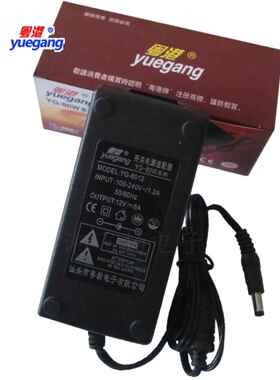 粤港YG-80W 12V6A/24V3A/4A开关电源适配器变压器品字口8024/8012