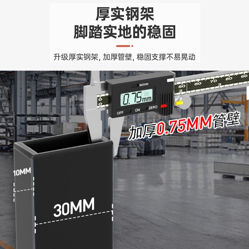 书落地架储物子家用儿童收纳钢木衣柜架简易钢架木货架铁艺层多书