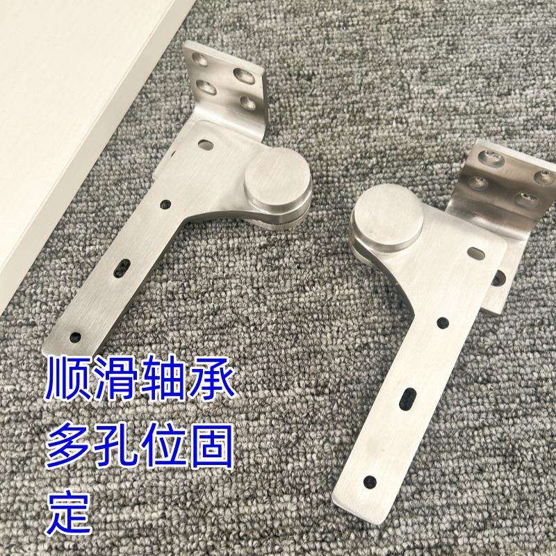 304不锈钢天地合页上下转轴开大角度地轴180度大角度偏心门轴铰链