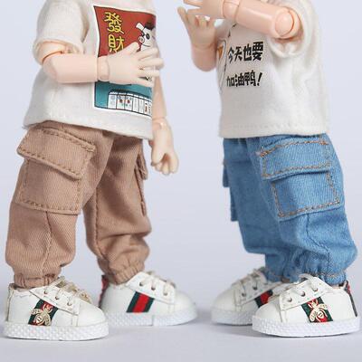 ob11娃衣 工装裤 裤子 molly bjd body9娃衣  YMY gsc粘土素体