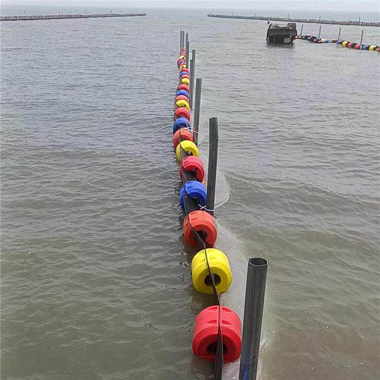 水库库区入口拦污排装置浮筒 夹油布组合的浮筒 组装简方便