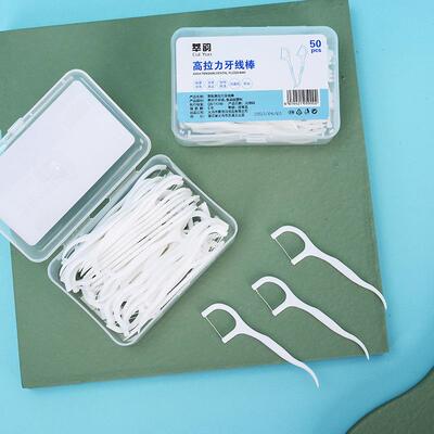 Disposable Floss Picks Family Pack, Floss Box with High Mole