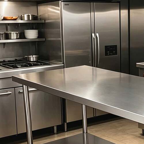 不锈钢置物架工作台厨房饭店后厨打荷台切菜桌商用储物操作台加厚