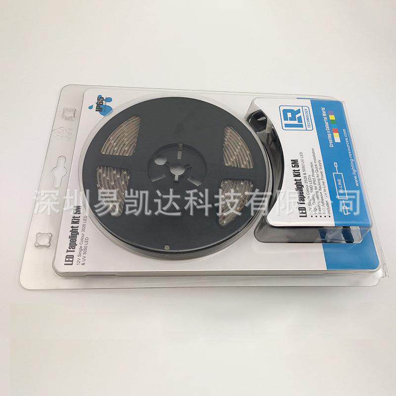 供应3528灯带 超高亮60灯珠展柜装饰LED软灯条 暖色led灯带