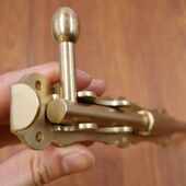 仿古插销加粗地插复古木门加厚门别墅门古铜大插销中式 可上锁 明装