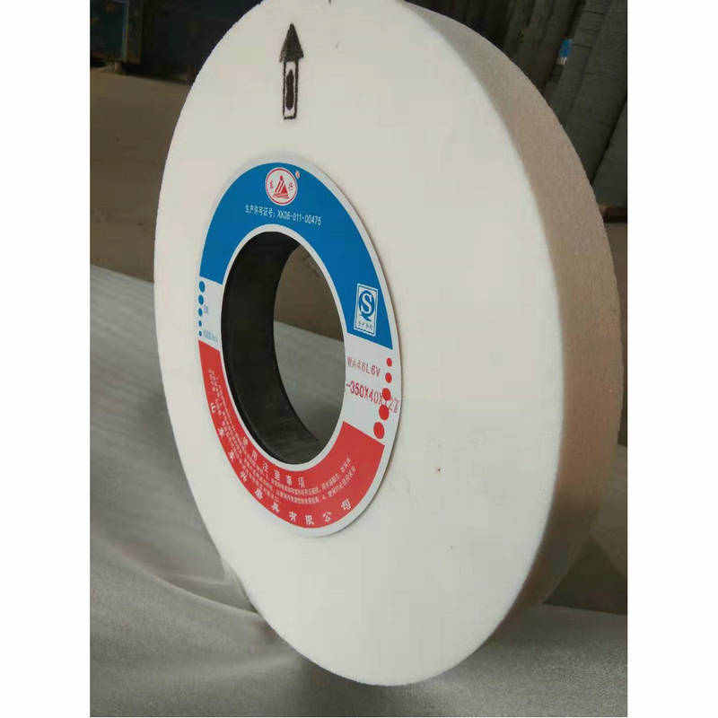 白刚玉350*40*127陶瓷砂轮片 平面磨床砂轮 46粒度L级打磨砂轮